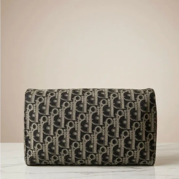 DIOR Vintage Oblique Trotter Monogram Canvas Clutch Bag - Picture 5 of 15